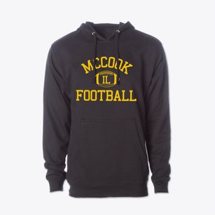 Mccook Illinois Football Cotton Hoodie Sweatshirt