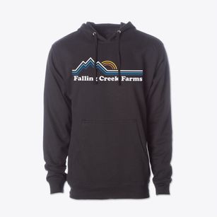 Falling Creek Farms Virginia Mountain View Cotton Hoodie Sweatshirt