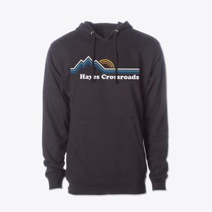 Hayes Crossroads South Carolina Mountain View Cotton Hoodie Sweatshirt