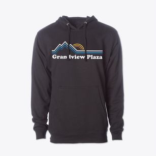 Grandview Plaza Kansas Mountain View Cotton Hoodie Sweatshirt
