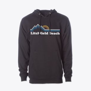 Litchfield Beach South Carolina Mountain View Cotton Hoodie Sweatshirt