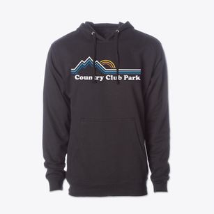 Country Club Park Maryland Mountain View Cotton Hoodie Sweatshirt