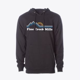 Fine Creek Mills Virginia Mountain View Cotton Hoodie Sweatshirt