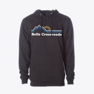 Bells Crossroads South Carolina Mountain View Cotton Hoodie Sweatshirt