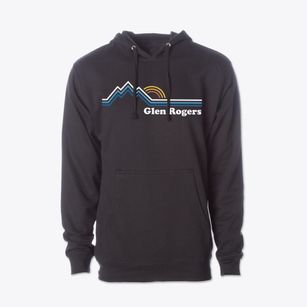 Glen Rogers West Virginia Mountain View Cotton Hoodie Sweatshirt