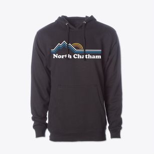 North Chatham New Hampshire Mountain View Cotton Hoodie Sweatshirt