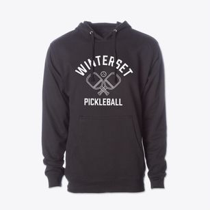 Winterset Iowa Pickleball Cotton Hoodie Sweatshirt