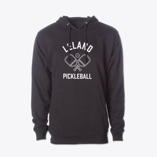 Leland Iowa Pickleball Cotton Hoodie Sweatshirt