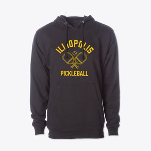 Illiopolis Illinois Pickleball Cotton Hoodie Sweatshirt