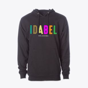 Idabel Oklahoma Color Pop Cotton Hoodie Sweatshirt