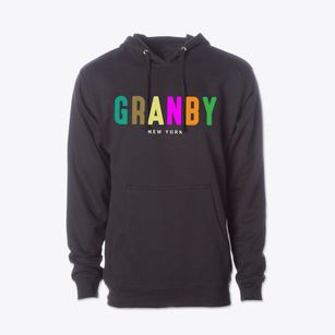 Granby New York Color Pop Cotton Hoodie Sweatshirt