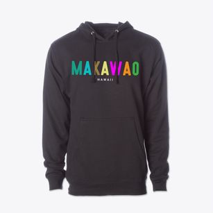 Makawao Hawaii Color Pop Cotton Hoodie Sweatshirt