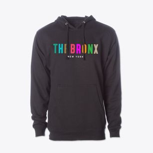 The Bronx New York Color Pop Cotton Hoodie Sweatshirt