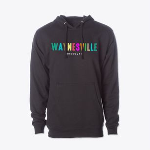 Waynesville Missouri Color Pop Cotton Hoodie Sweatshirt