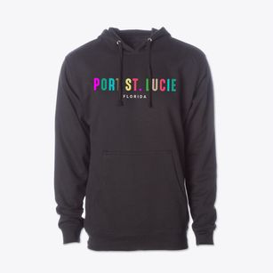 Port St. Lucie Florida Color Pop Cotton Hoodie Sweatshirt