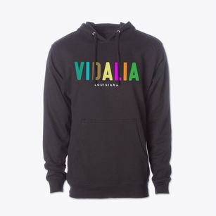 Vidalia Louisiana Color Pop Cotton Hoodie Sweatshirt