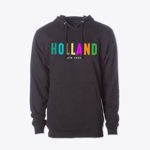 Holland New York Color Pop Cotton Hoodie Sweatshirt