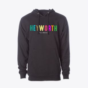 Heyworth Illinois Color Pop Cotton Hoodie Sweatshirt