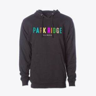 Park Ridge Illinois Color Pop Cotton Hoodie Sweatshirt