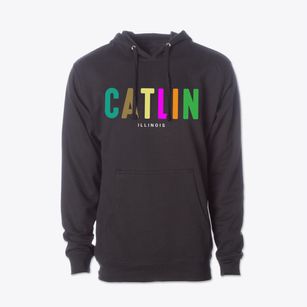 Catlin Illinois Color Pop Cotton Hoodie Sweatshirt