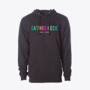 Eatons Neck New York Color Pop Cotton Hoodie Sweatshirt