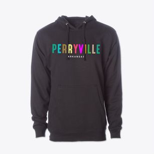 Perryville Arkansas Color Pop Cotton Hoodie Sweatshirt