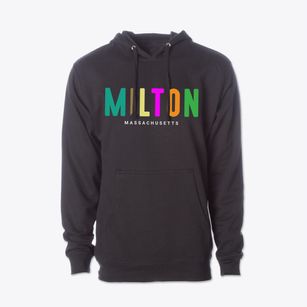 Milton Massachusetts Color Pop Cotton Hoodie Sweatshirt