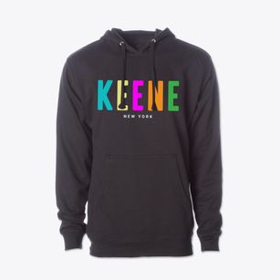 Keene New York Color Pop Cotton Hoodie Sweatshirt