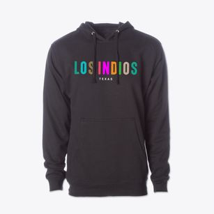 Los Indios Texas Color Pop Cotton Hoodie Sweatshirt