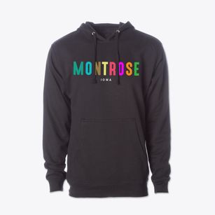 Montrose Iowa Color Pop Cotton Hoodie Sweatshirt