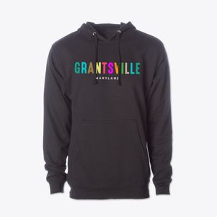 Grantsville Maryland Color Pop Cotton Hoodie Sweatshirt