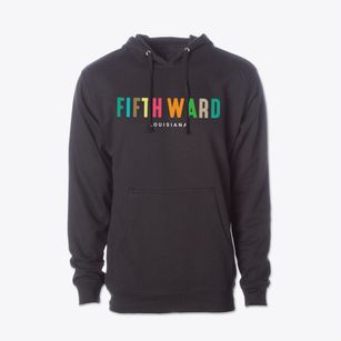 Fifth Ward Louisiana Color Pop Cotton Hoodie Sweatshirt