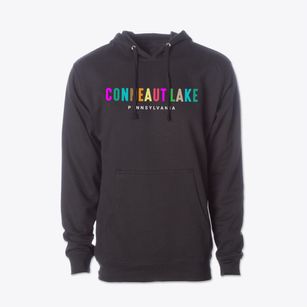 Conneaut Lake Pennsylvania Color Pop Cotton Hoodie Sweatshirt