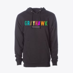 Grayhawk Missouri Color Pop Cotton Hoodie Sweatshirt