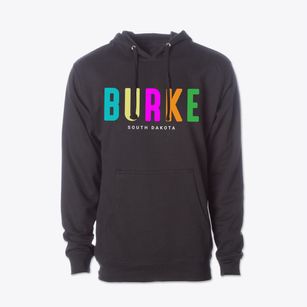 Burke South Dakota Color Pop Cotton Hoodie Sweatshirt