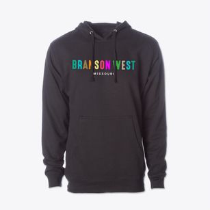Branson West Missouri Color Pop Cotton Hoodie Sweatshirt