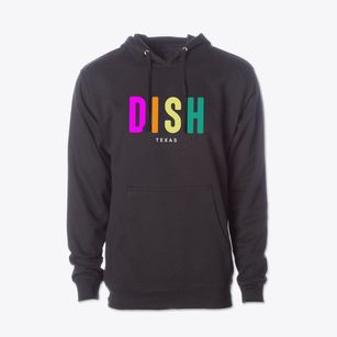 Dish Texas Color Pop Cotton Hoodie Sweatshirt