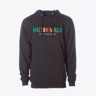 Milton Mills New Hampshire Color Pop Cotton Hoodie Sweatshirt