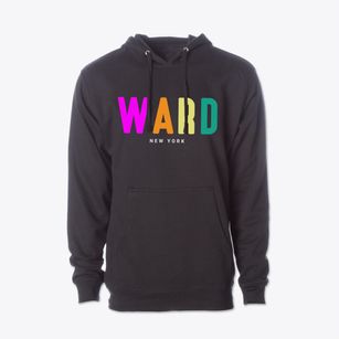 Ward New York Color Pop Cotton Hoodie Sweatshirt