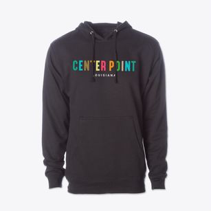 Center Point Louisiana Color Pop Cotton Hoodie Sweatshirt