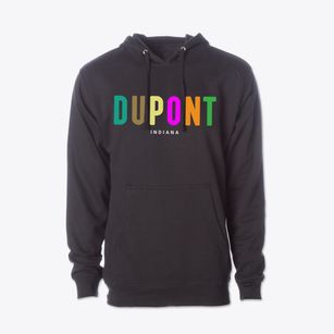 Dupont Indiana Color Pop Cotton Hoodie Sweatshirt