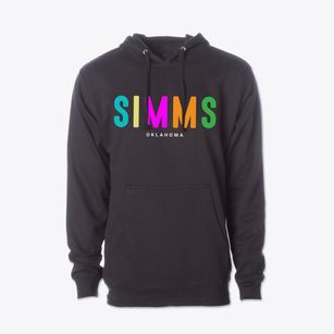 Simms Oklahoma Color Pop Cotton Hoodie Sweatshirt