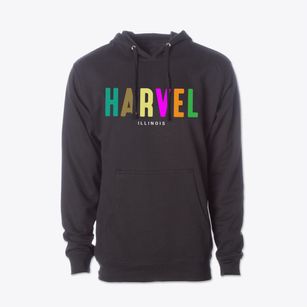Harvel Illinois Color Pop Cotton Hoodie Sweatshirt