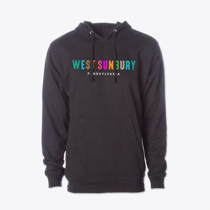 West Sunbury Pennsylvania Color Pop Cotton Hoodie Sweatshirt