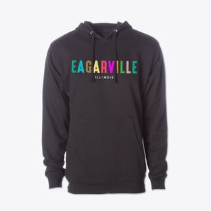 Eagarville Illinois Color Pop Cotton Hoodie Sweatshirt