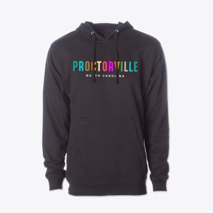 Proctorville North Carolina Color Pop Cotton Hoodie Sweatshirt