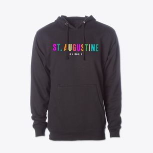 St. Augustine Illinois Color Pop Cotton Hoodie Sweatshirt