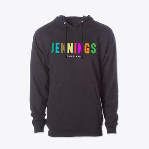 Jennings Louisiana Color Pop Cotton Hoodie Sweatshirt