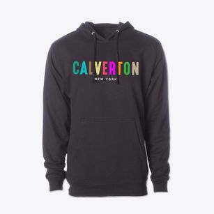 Calverton New York Color Pop Cotton Hoodie Sweatshirt