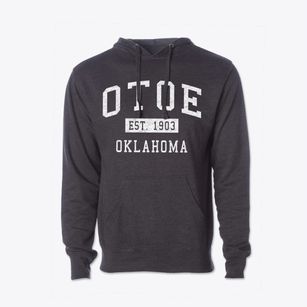 Otoe Oklahoma Classic Established Cotton Hoodie Sweatshirt